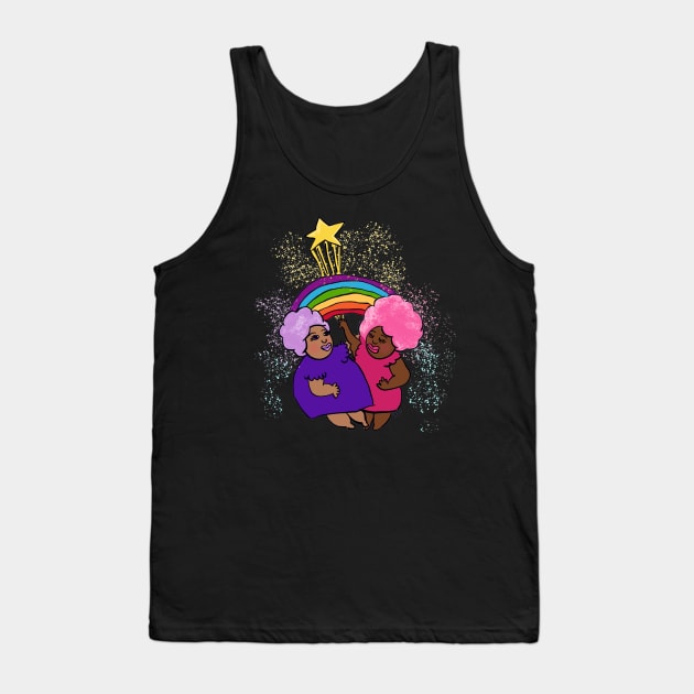 Rainbow Cloud Hair Love Tank Top by kristinbell